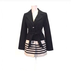 The Limited cotton black trench coat. Sz.XS